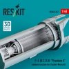 RESKIT RSU48-0467 F-4 (B, C, D, N) Phantom II exhaust nozzles for Zoukei-Mura kit (3D Printed) (1/48)